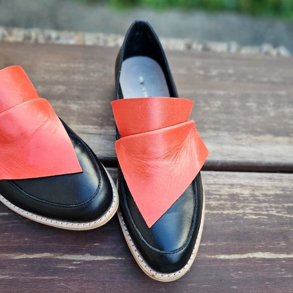 All Black Cowman Loafers For Women Size EU 39.5, US 9, Pre-owned - Picture 6 of 12